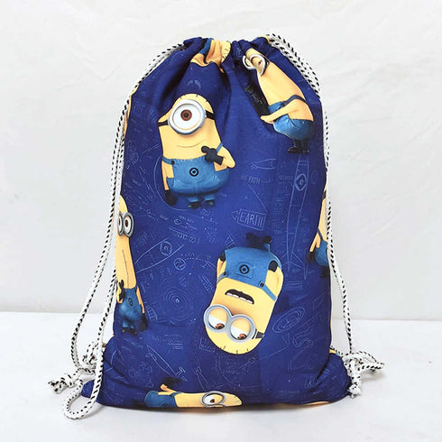 Personalised Cartoon Printed Kids Drawstring Bag